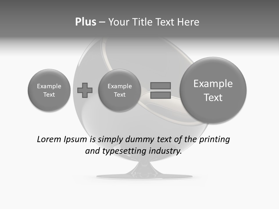 Isolated Expensive Furniture PowerPoint Template