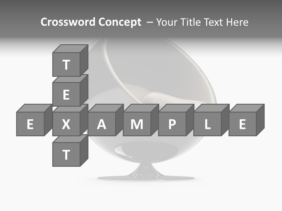 Isolated Expensive Furniture PowerPoint Template