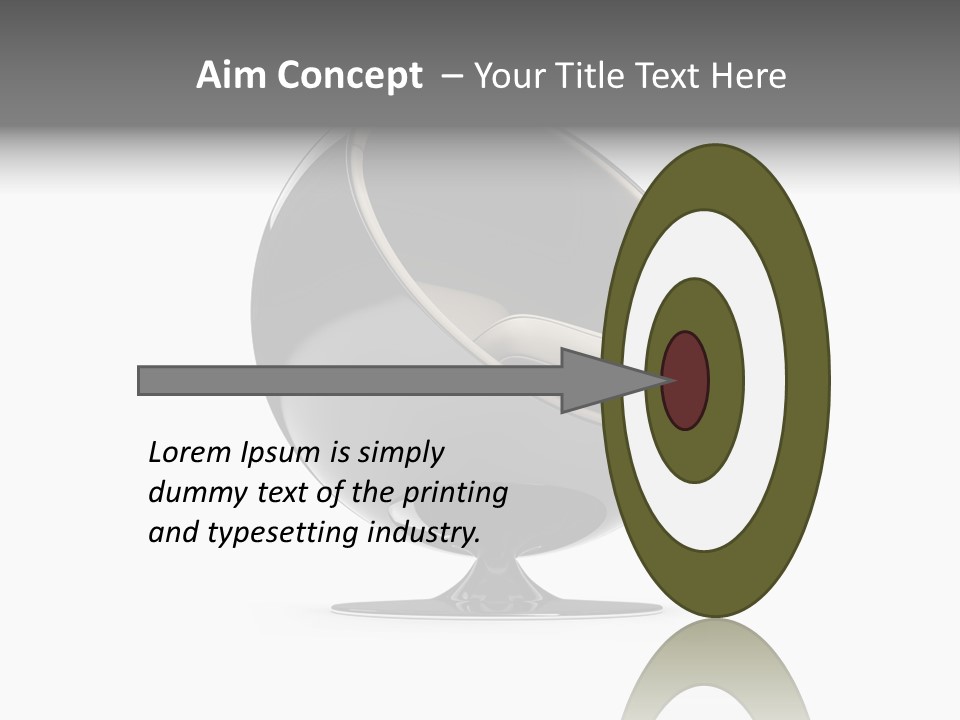 Isolated Expensive Furniture PowerPoint Template