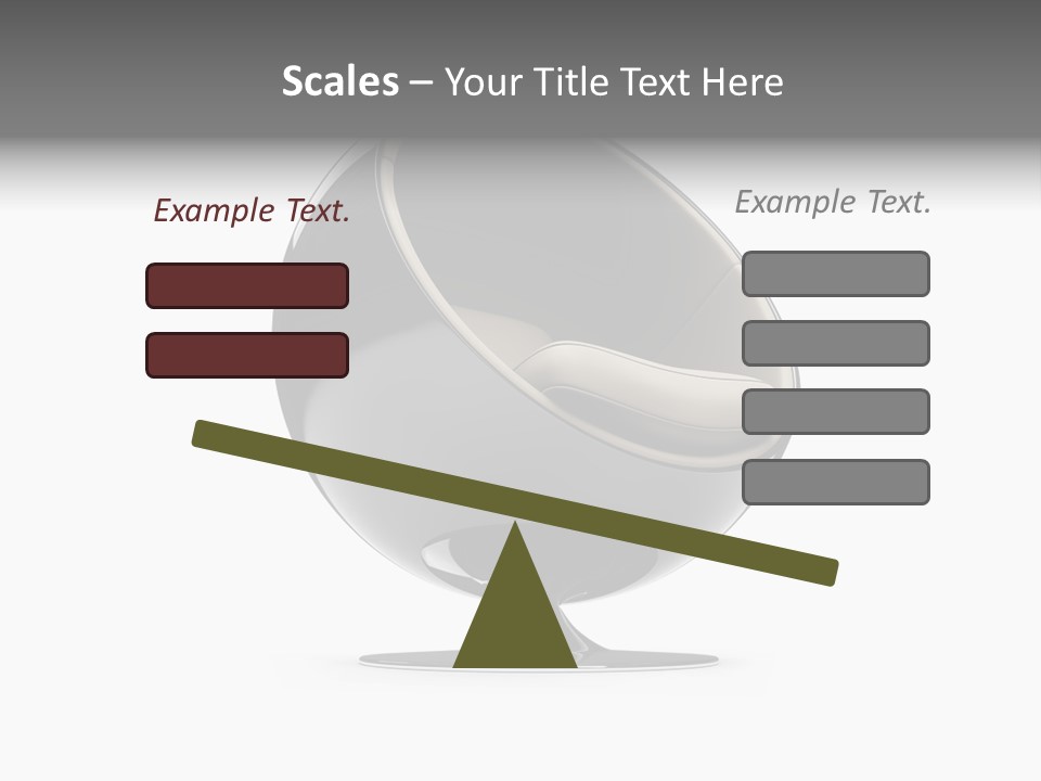Isolated Expensive Furniture PowerPoint Template