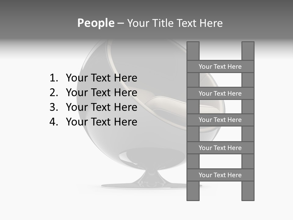 Isolated Expensive Furniture PowerPoint Template