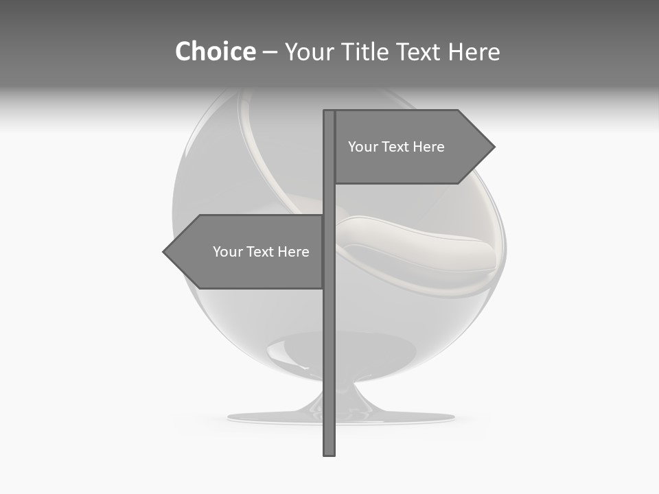 Isolated Expensive Furniture PowerPoint Template