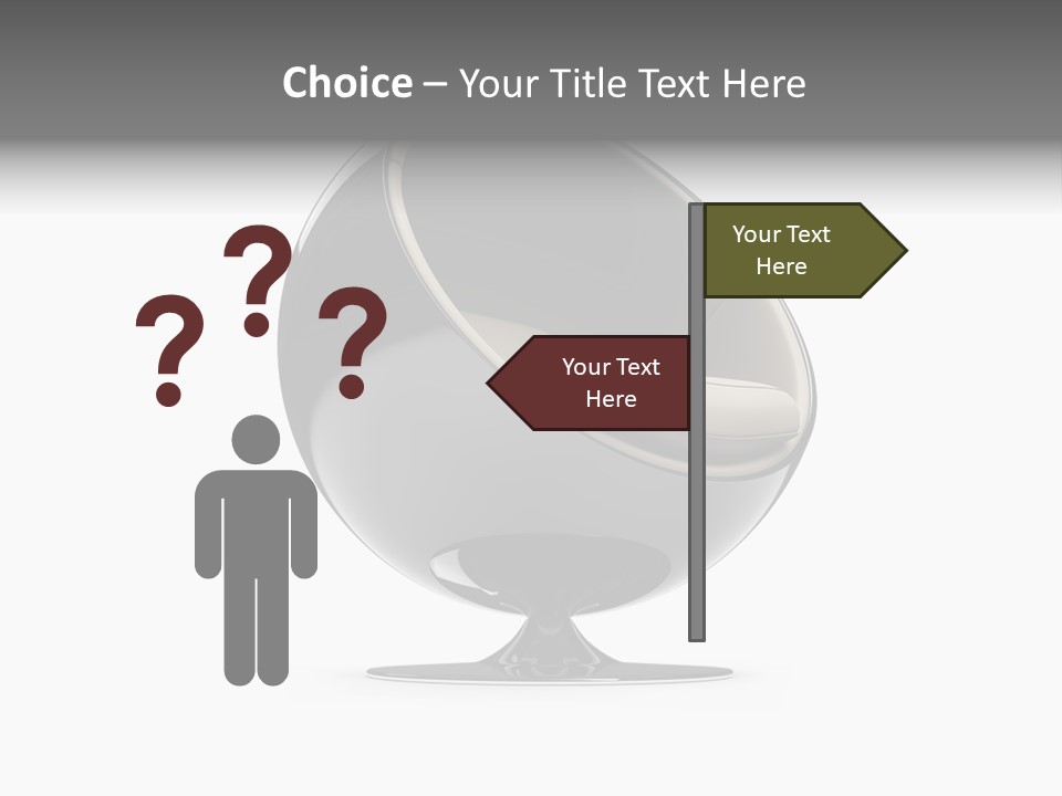 Isolated Expensive Furniture PowerPoint Template