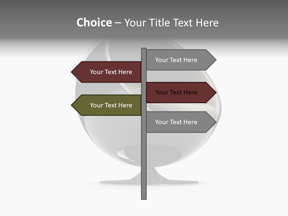 Isolated Expensive Furniture PowerPoint Template