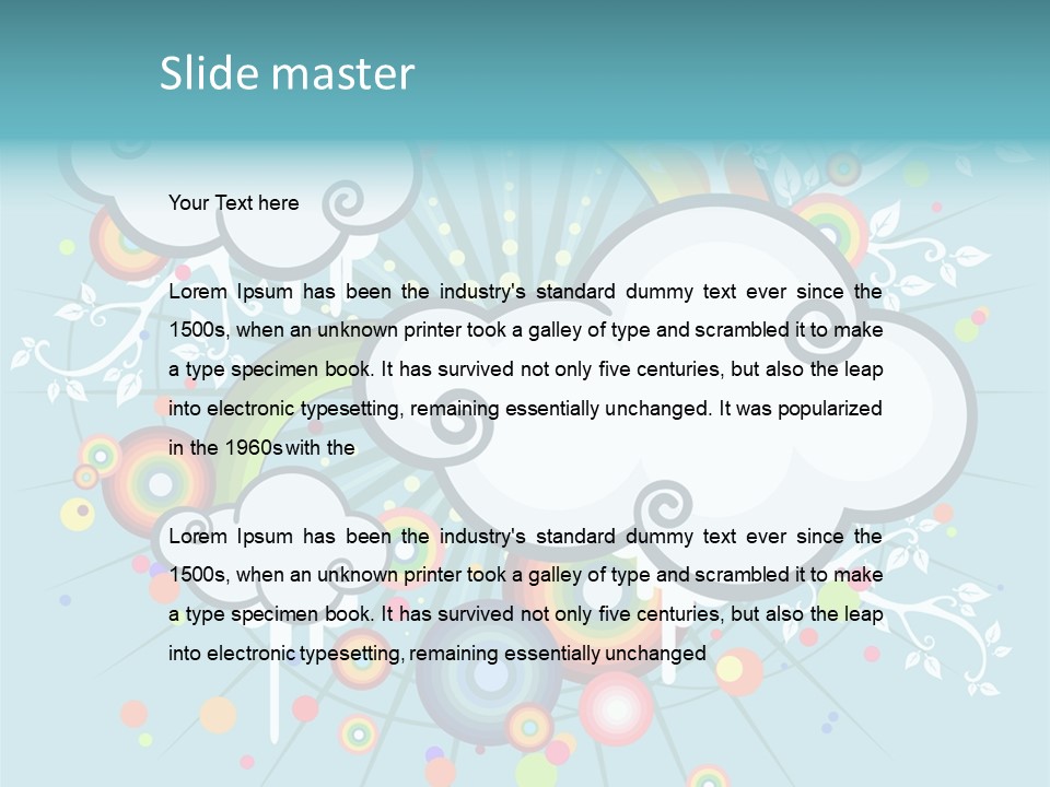 Retro Decoration Style PowerPoint Template