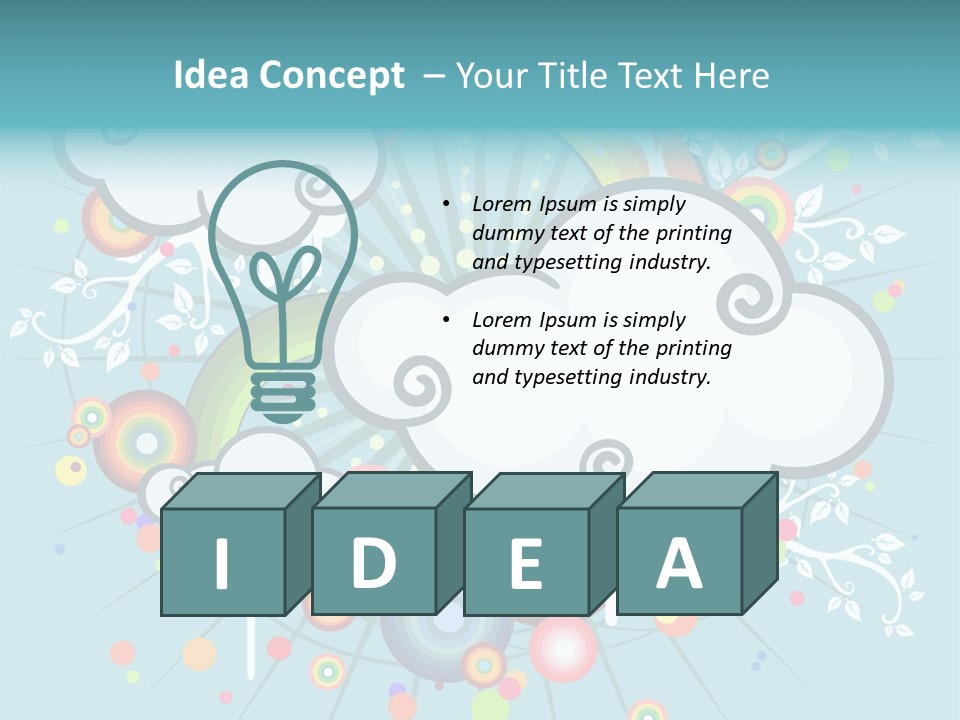 Retro Decoration Style PowerPoint Template