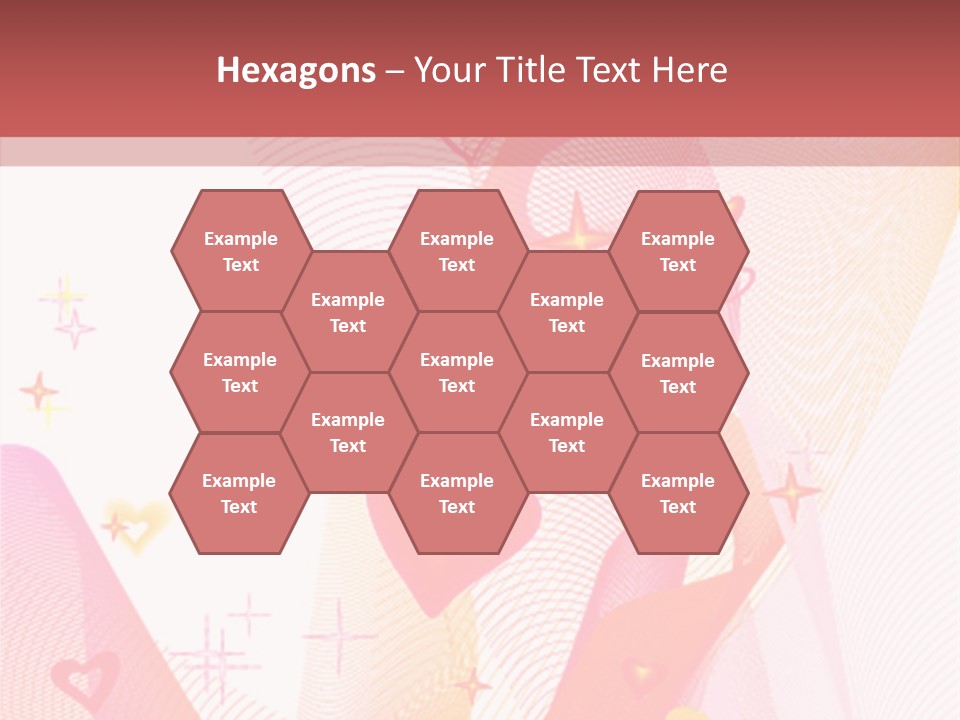 Romantic Heart Wave PowerPoint Template