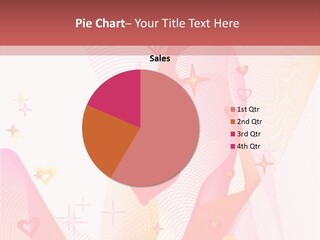 Romantic Heart Wave PowerPoint Template