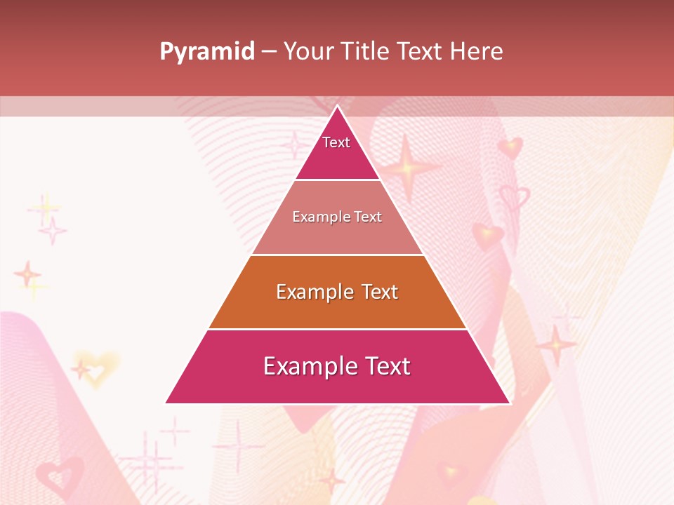 Romantic Heart Wave PowerPoint Template