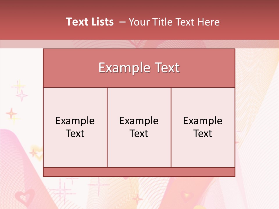 Romantic Heart Wave PowerPoint Template