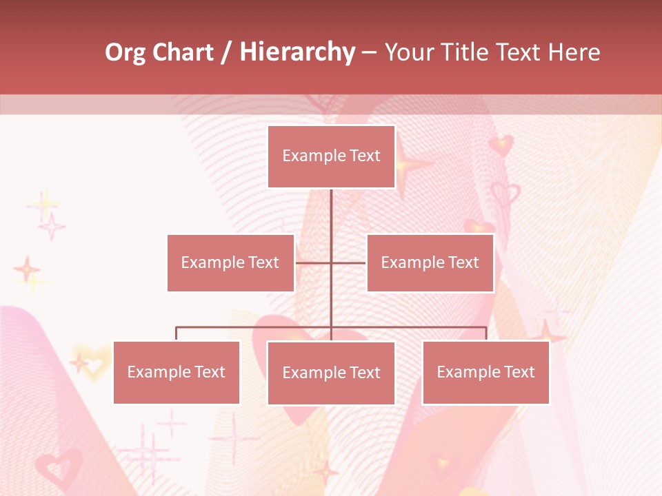 Romantic Heart Wave PowerPoint Template