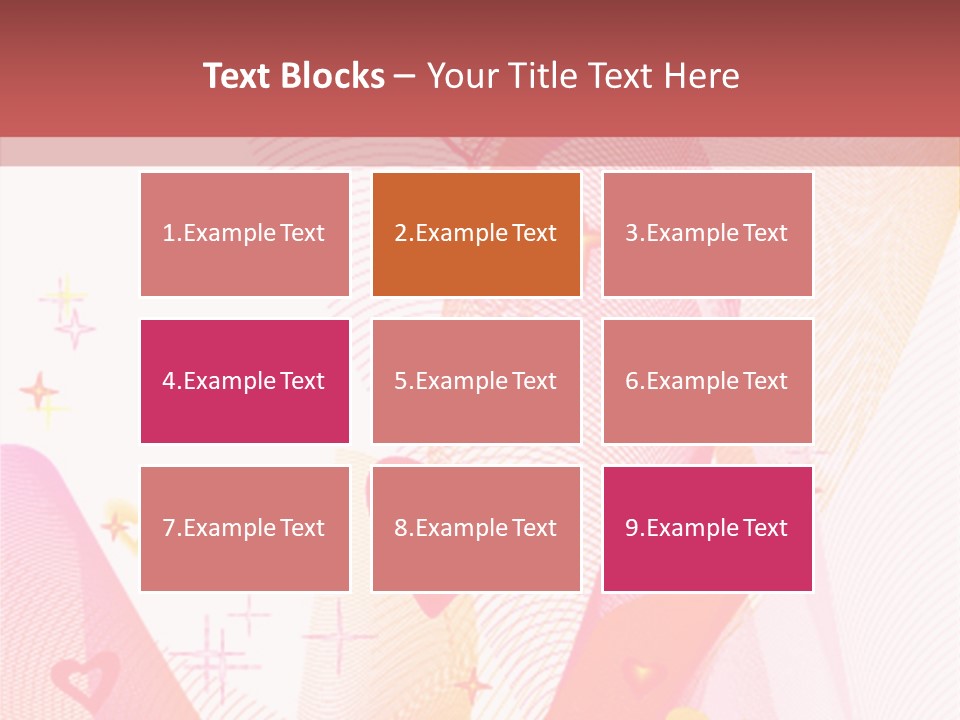 Romantic Heart Wave PowerPoint Template