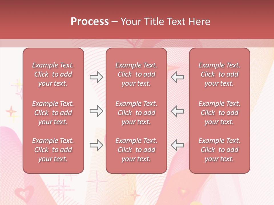 Romantic Heart Wave PowerPoint Template