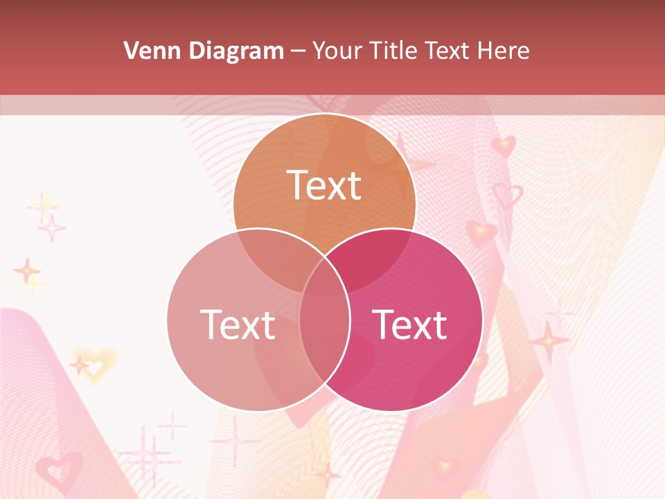 Romantic Heart Wave PowerPoint Template