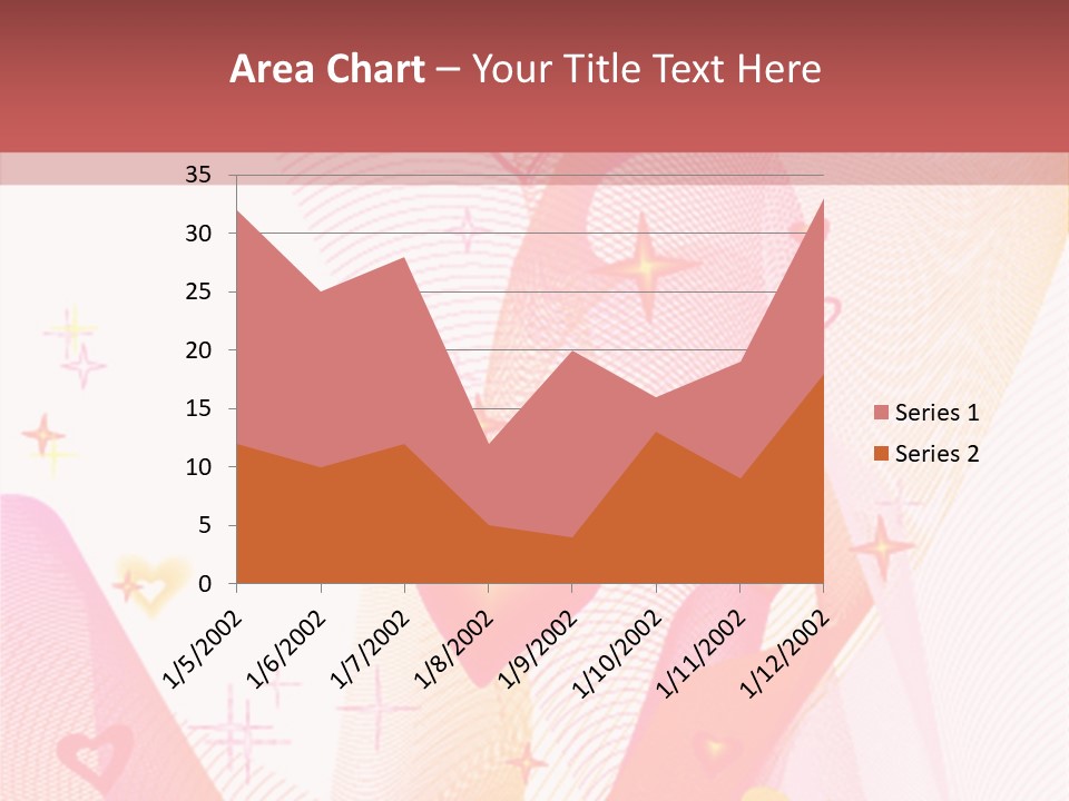 Romantic Heart Wave PowerPoint Template