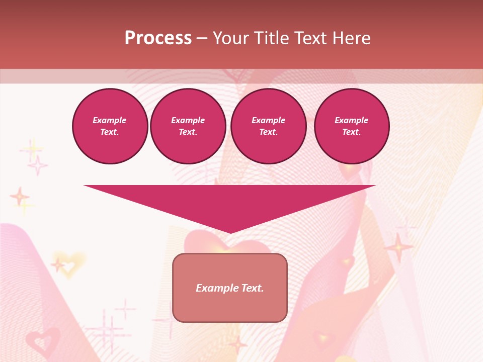 Romantic Heart Wave PowerPoint Template