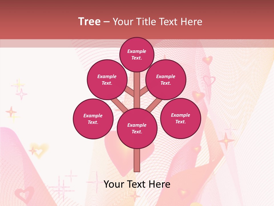 Romantic Heart Wave PowerPoint Template