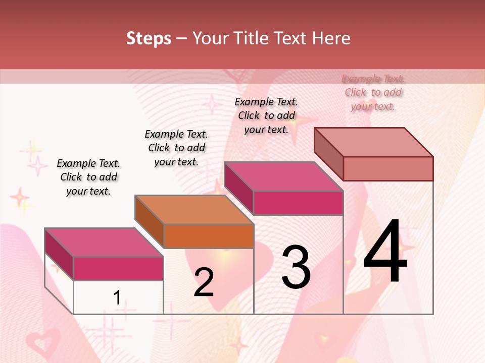 Romantic Heart Wave PowerPoint Template