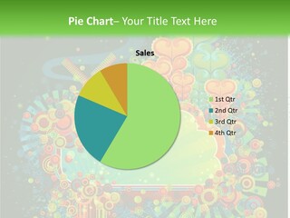 Yellow Frame Swirl PowerPoint Template