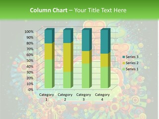 Yellow Frame Swirl PowerPoint Template