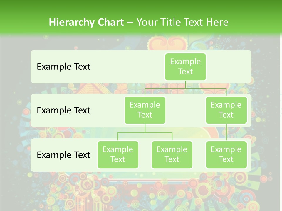 Yellow Frame Swirl PowerPoint Template