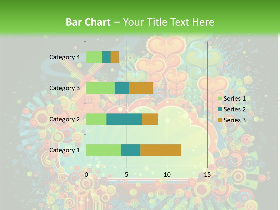 Yellow Frame Swirl PowerPoint Template