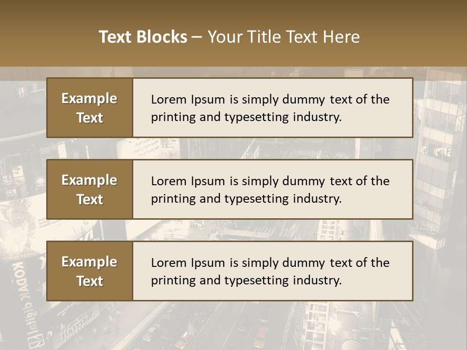A Black And White Photo Of A City At Night PowerPoint Template