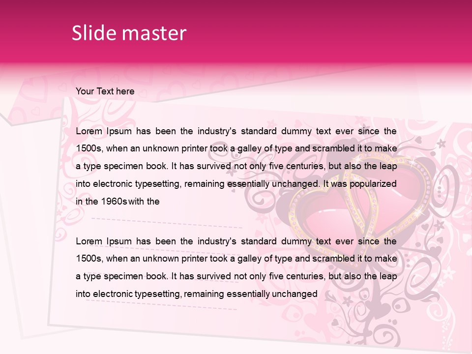 Flower Illustration Spring PowerPoint Template