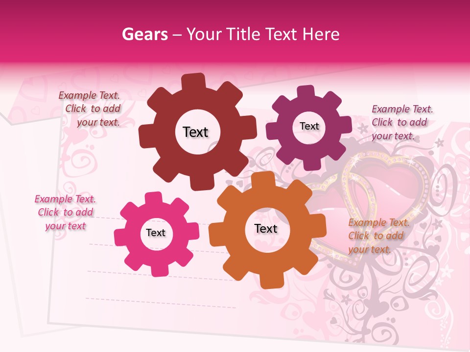 Flower Illustration Spring PowerPoint Template