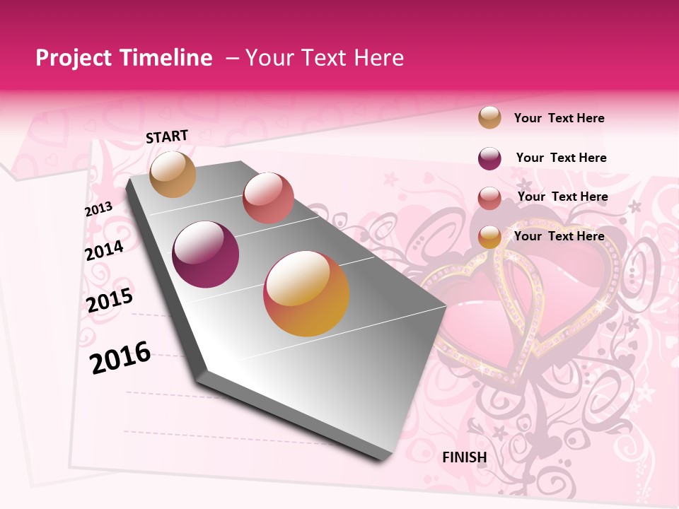 Flower Illustration Spring PowerPoint Template