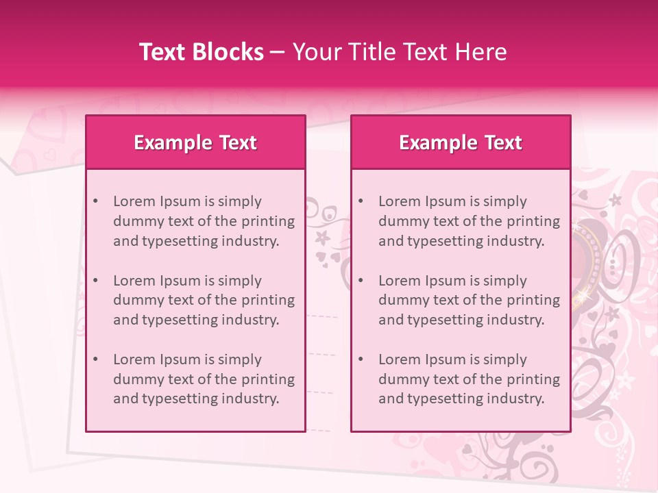 Flower Illustration Spring PowerPoint Template