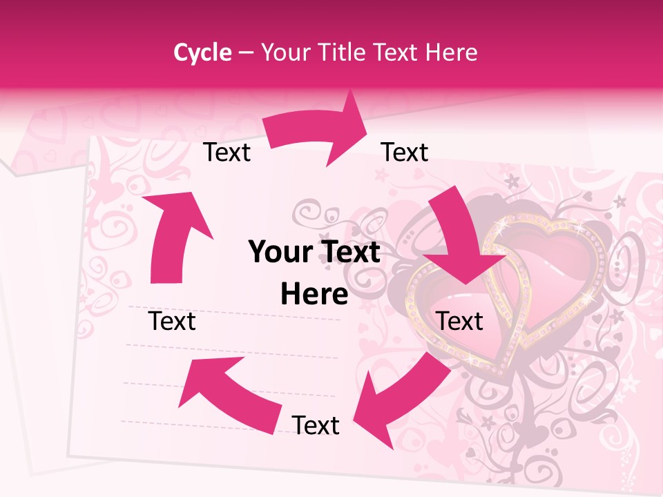 Flower Illustration Spring PowerPoint Template