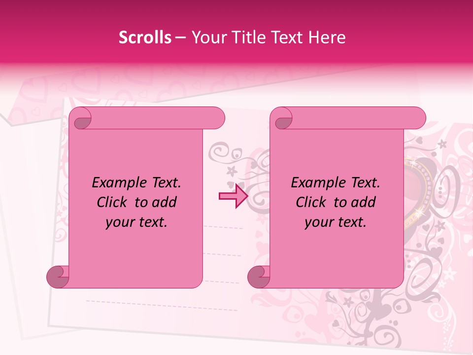 Flower Illustration Spring PowerPoint Template