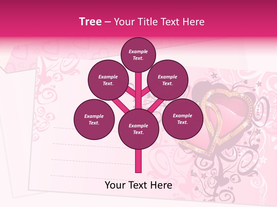Flower Illustration Spring PowerPoint Template