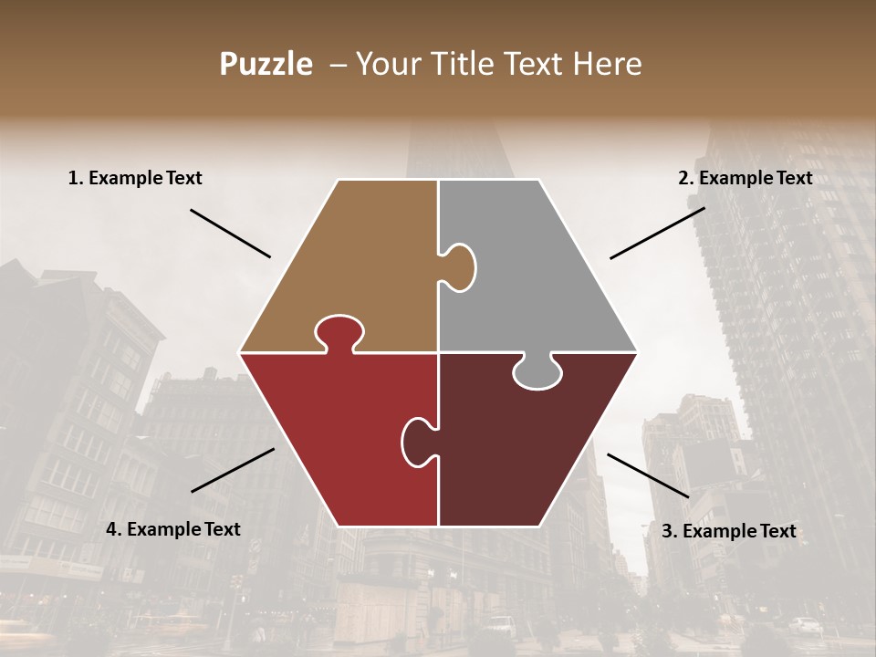 A Picture Of A Very Tall Building In The City PowerPoint Template