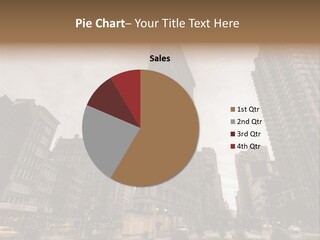 A Picture Of A Very Tall Building In The City PowerPoint Template