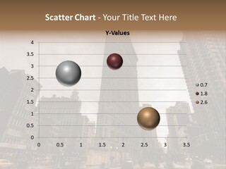 A Picture Of A Very Tall Building In The City PowerPoint Template