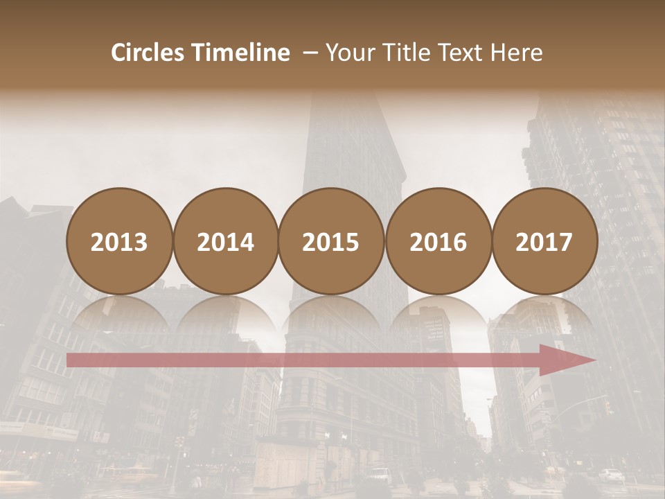 A Picture Of A Very Tall Building In The City PowerPoint Template