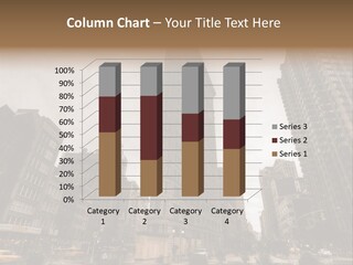 A Picture Of A Very Tall Building In The City PowerPoint Template