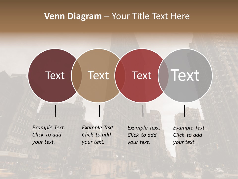 A Picture Of A Very Tall Building In The City PowerPoint Template