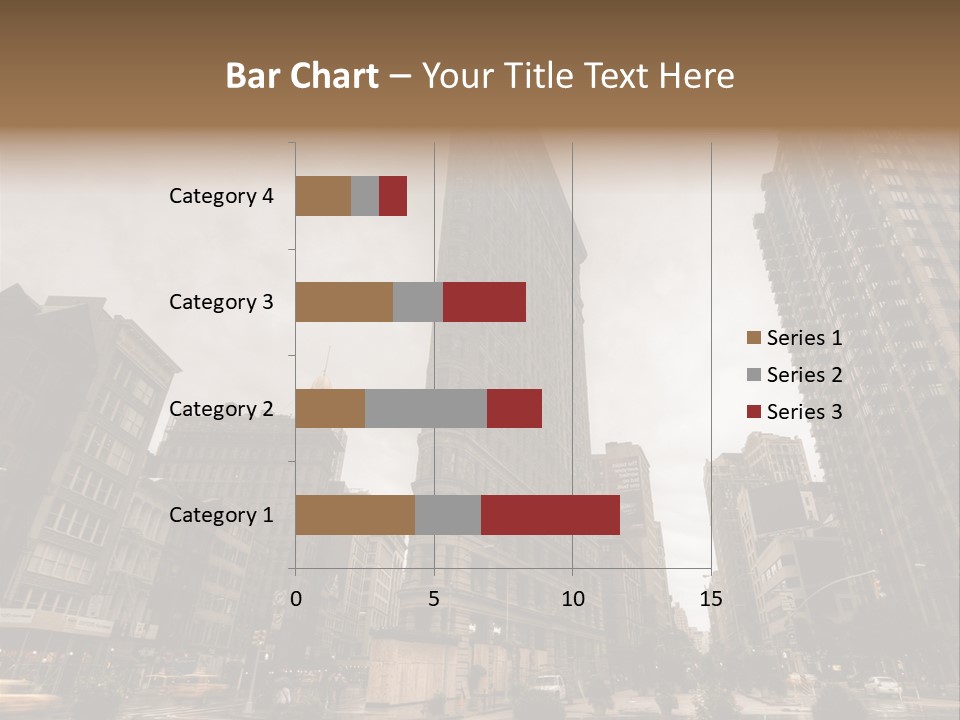 A Picture Of A Very Tall Building In The City PowerPoint Template