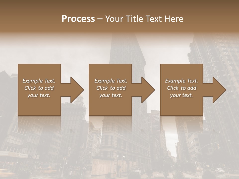 A Picture Of A Very Tall Building In The City PowerPoint Template