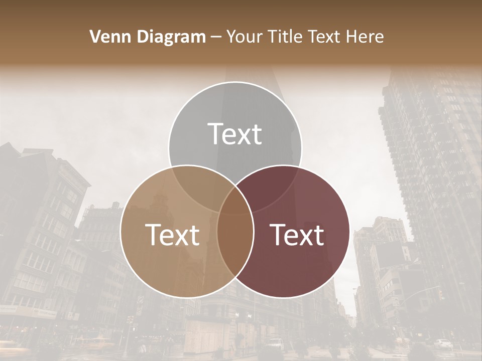 A Picture Of A Very Tall Building In The City PowerPoint Template