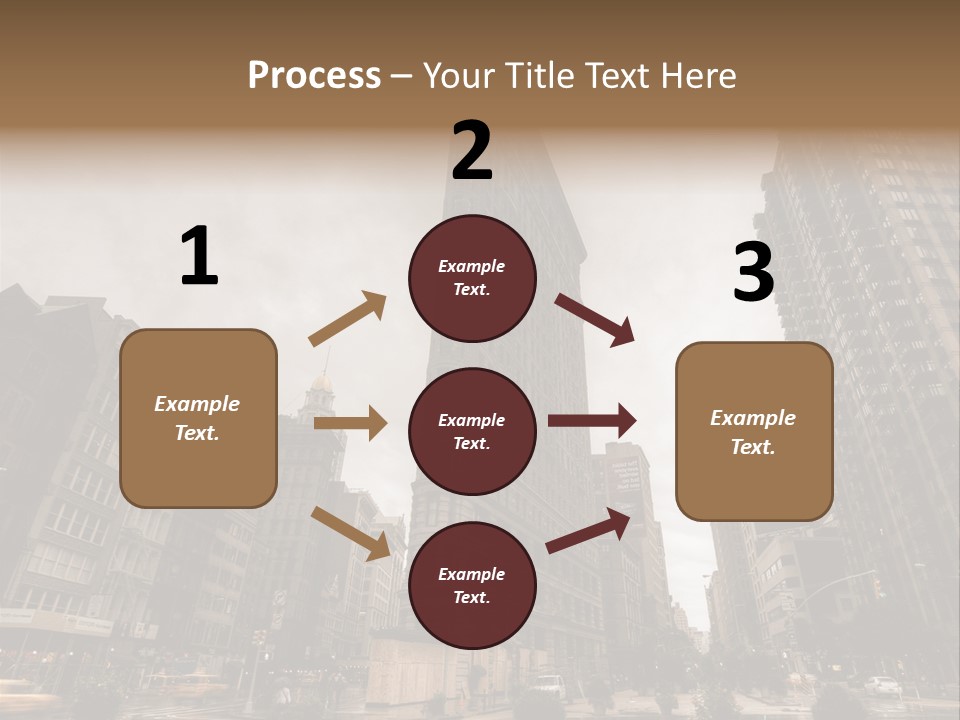 A Picture Of A Very Tall Building In The City PowerPoint Template