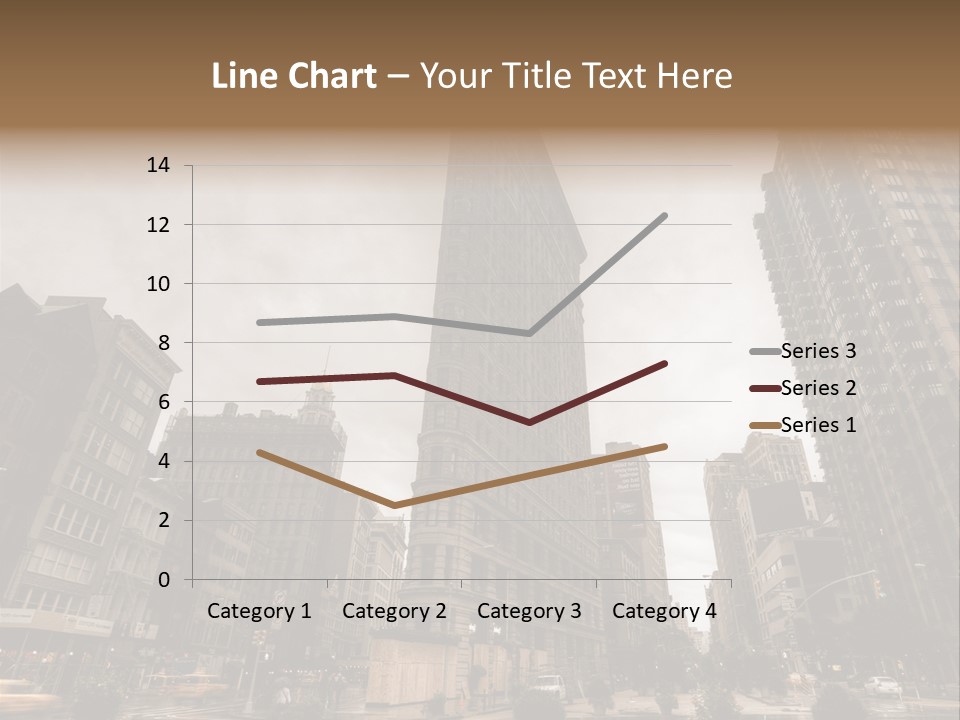 A Picture Of A Very Tall Building In The City PowerPoint Template