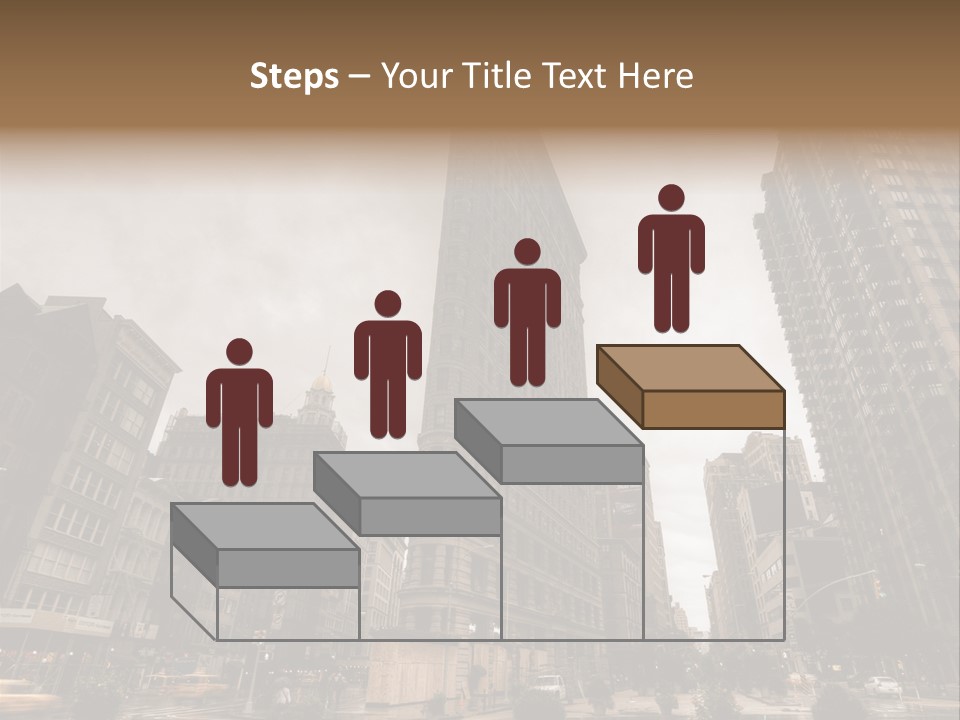 A Picture Of A Very Tall Building In The City PowerPoint Template