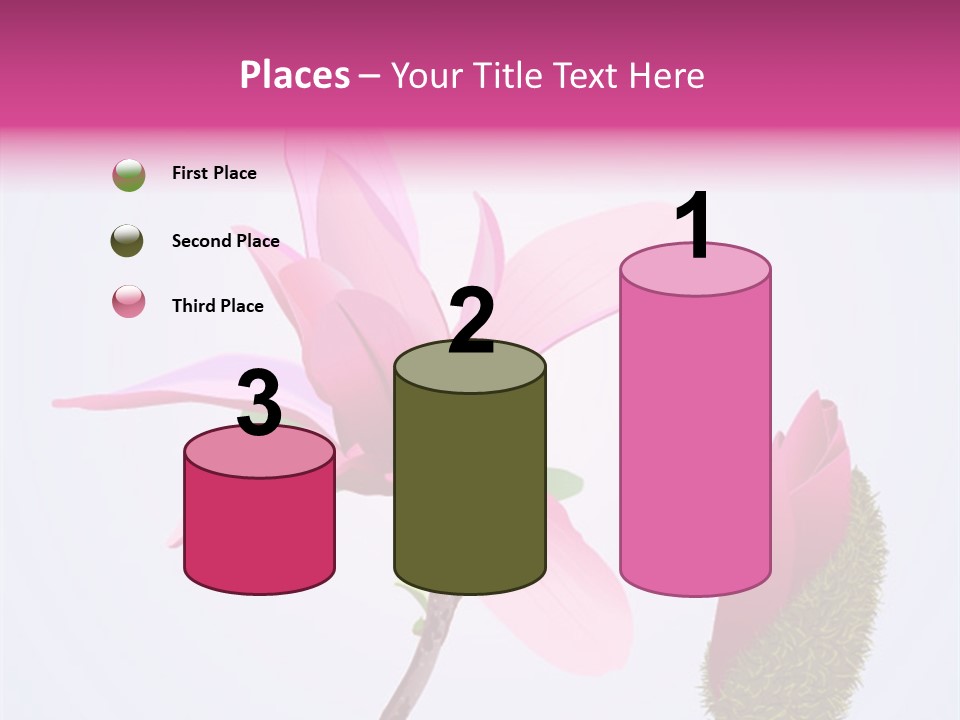 Flower Illustration Spring PowerPoint Template