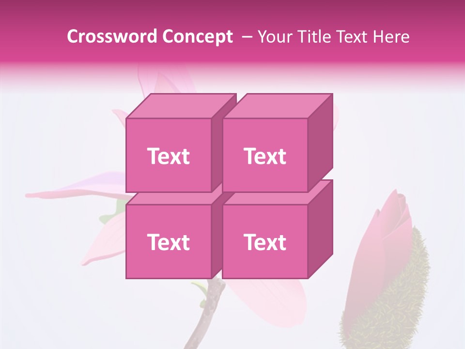 Flower Illustration Spring PowerPoint Template