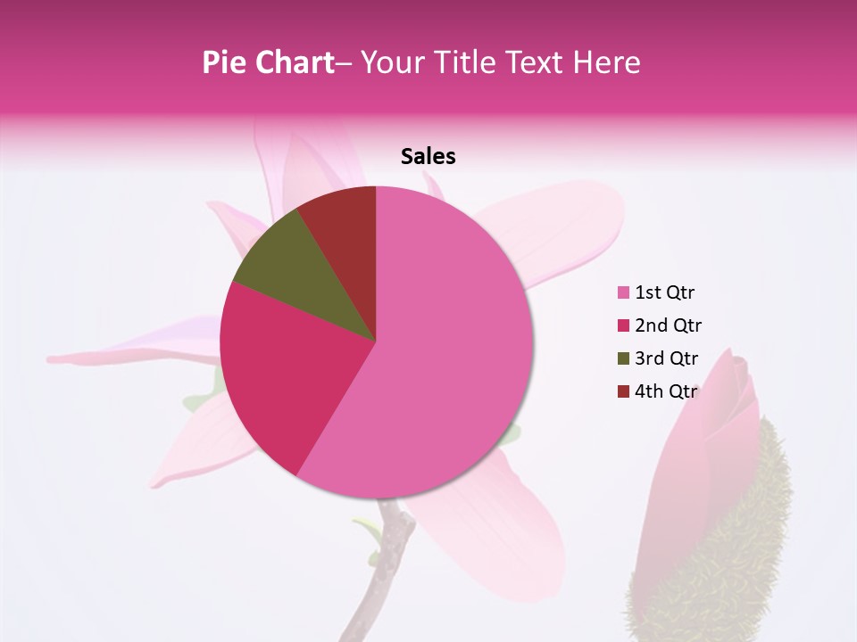 Flower Illustration Spring PowerPoint Template