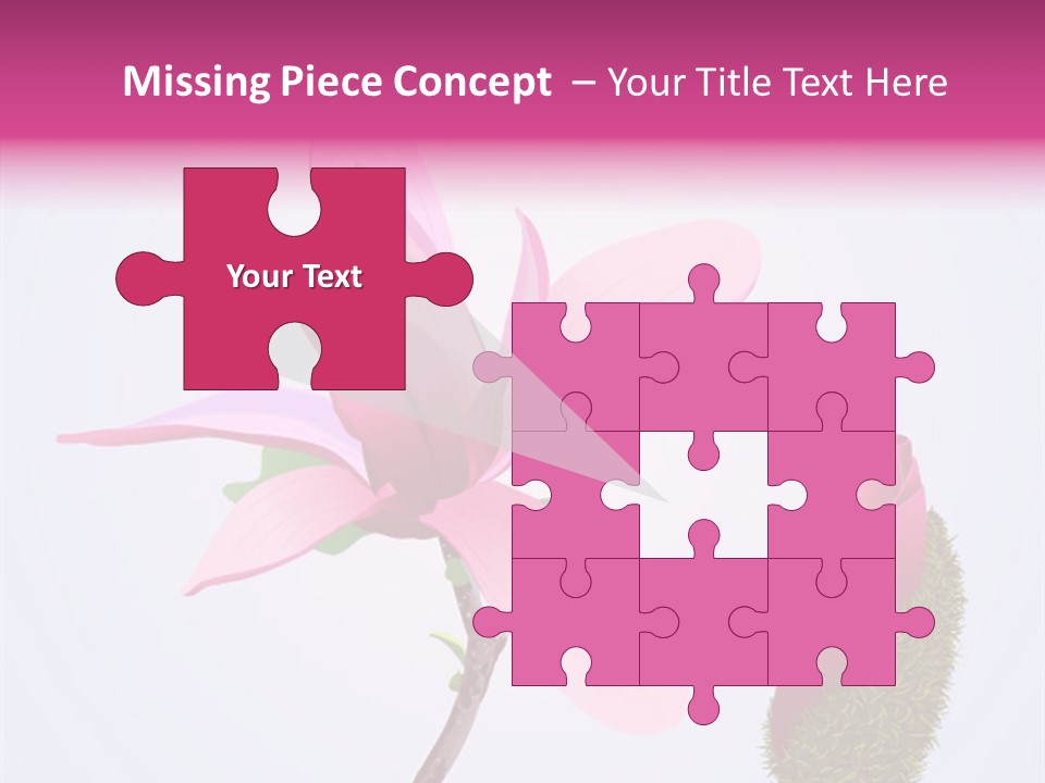 Flower Illustration Spring PowerPoint Template